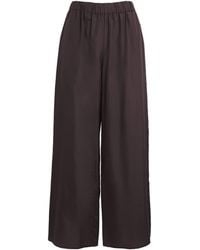 LeKasha - Silk Pamir Wide-Leg Trousers - Lyst