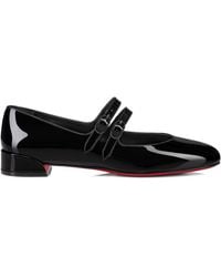 Christian Louboutin - Sweet Jane Patent Mary Jane Flat - Lyst