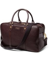 Aspinal of London - Grained Leather 36-Hour Holdall - Lyst