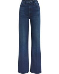 Mother - The Hustler Roller Sneak Flared Jeans - Lyst