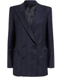 Blazé Milano - Virgin Wool Aramis Everynight Double-Breasted Blazer - Lyst