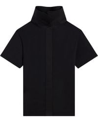 Givenchy - Cotton Reverse Collar T-Shirt - Lyst