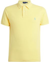 Polo Ralph Lauren - Cotton Mesh Slim-Fit Polo Shirt - Lyst