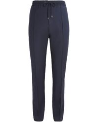 Pal Zileri - Stretch-Wool Drawstring Trousers - Lyst