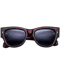 Jacques Marie Mage - Tortoiseshell Chelsea Panto Sunglasses - Lyst