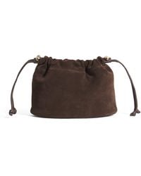 Strathberry - Suede Charlotte Clutch Bag - Lyst