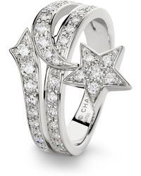 CHANEL - And Diamond Comète Ring - Lyst