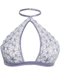 Coco De Mer - Lace Halterneck Esme Soft Bra - Lyst