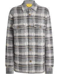Guest In Residence - Cashmere Plaid Work Shirt - Lyst