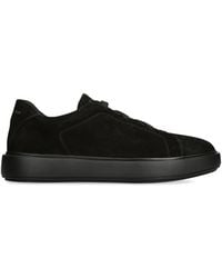 Officine Creative - Suede Slouch Tonal Sneakers - Lyst