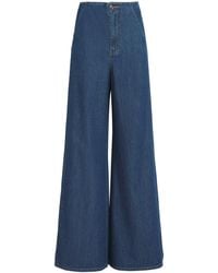 Veronica Beard - Digby High-Rise Wide-Leg Jeans - Lyst