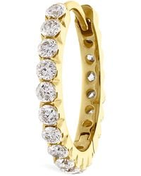Maria Tash - Invisible Set Diamond Eternity Single Hoop Earring - Lyst