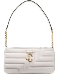 Jimmy Choo - Leather Avenue Slim Shoulder Bag - Lyst