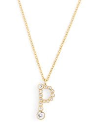Sophie Bille Brahe - And Diamond Soprano 'P' Necklace - Lyst