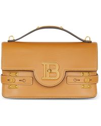 Balmain - Leather B-buzz 24 Top-handle Bag - Lyst