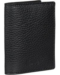 Harrods Leather Bifold Card Holder - Black