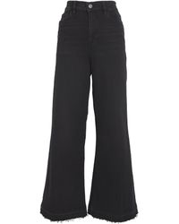 FRAME - Le Palazzo Cropped Jeans - Lyst