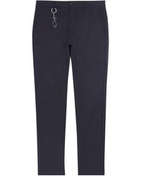 Paul & Shark - Stretch Slim-Fit Chinos With Shark Charm - Lyst