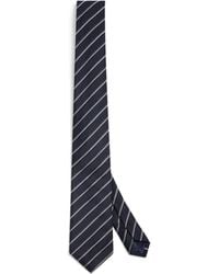 Emporio Armani - Silk Stripe Tie - Lyst