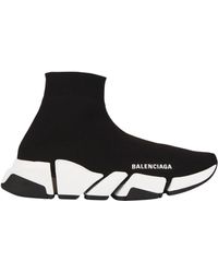 Balenciaga - Speed 2.0 Stretch-knit Mid-top Trainers - Lyst