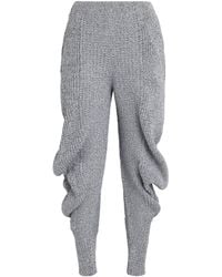 Issey Miyake - Found Stone Knitted Trousers - Lyst