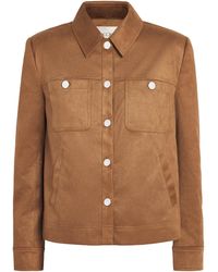 Toccin - Faux Suede Isayla Shacket - Lyst