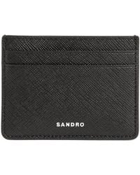 Sandro - Leather Card Holder - Lyst