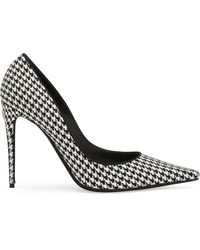 Dolce & Gabbana - Houndstooth Mun Pumps 105 - Lyst