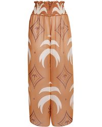Johanna Ortiz - Crepe Eternity Wide-Leg Trousers - Lyst