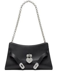 McQueen - Mini Leather Locke Shoulder Bag - Lyst