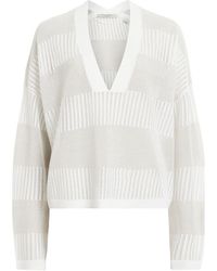 AllSaints - Misha V-neck Sweater - Lyst