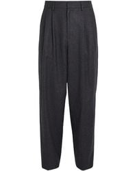 LE17SEPTEMBRE - Wool Double-Pleated Trousers - Lyst