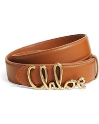 Chloé - Calfskin Iconic Belt - Lyst