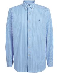Polo Ralph Lauren - Stretch-Cotton Poplin Stripe Shirt - Lyst