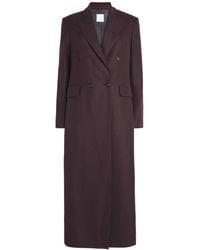 Eleventy - Wool-Blend Double-Breasted Duster Coat - Lyst