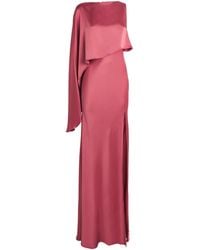 LAPOINTE - Satin Asymmetric Gown - Lyst