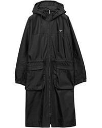 Prada - Re-Nylon Longline Rain Jacket - Lyst