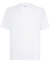 Brunello Cucinelli - Cotton T-Shirt - Lyst