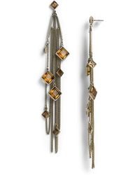 Ralph Lauren - Crystal Embellished Earrings - Lyst