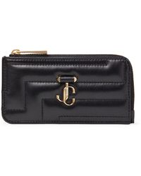 Jimmy Choo - Lise-z Avenue Quilted Leather Card Holder - Lyst