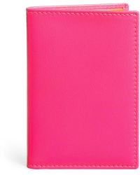 Comme des Garçons - Leather Super Fluo Cardholder - Lyst