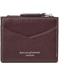 Aspinal of London - Leather Hudson Coin And Card Holder - Lyst