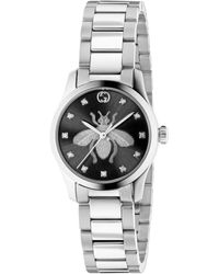 Gucci - Stainless Steel And Diamond G-timeless Iconic Watch 27mm - Lyst