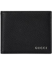 Gucci - Leather Logo Bifold Wallet - Lyst