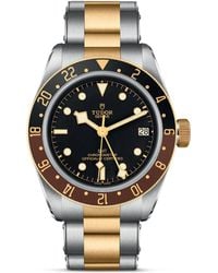 Tudor - Black Bay Gmt Stainless Steel And Yellow Gold Watch 41mm - Lyst
