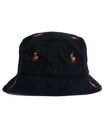 Polo Ralph Lauren - Embroidered Polo Pony Bucket Hat - Lyst