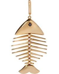 Annoushka - And Diamond Fish Bones Charm - Lyst