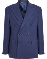 Polo Ralph Lauren - Linen Double-Breasted Blazer - Lyst