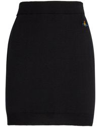 Vivienne Westwood - Cotton Logo Bea Mini Skirt - Lyst