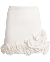 Sandro - Knitted Floral Mini Skirt - Lyst